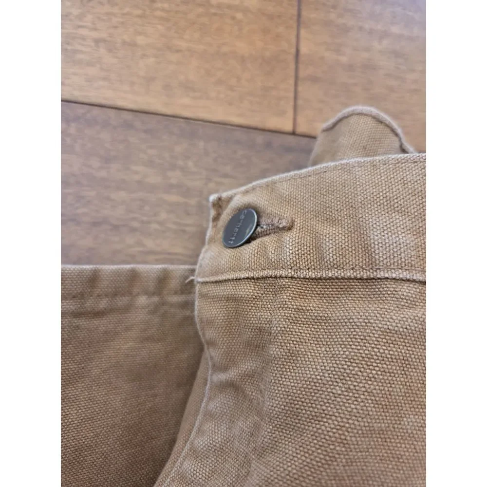 mens carhartt Utility pants Loose Original Fit 40x31 Brown 42x33 Canvas‎